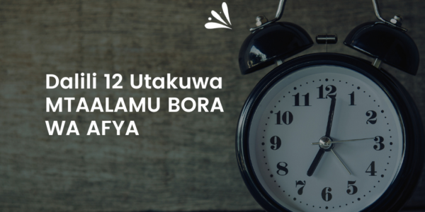 Kujitambua ni nguzo ili kufnikiwa kuwa mtaalamu bora wa afya
