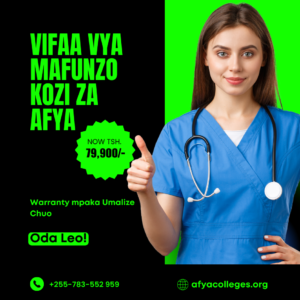 vifaa vya mafunzo kozi za afya