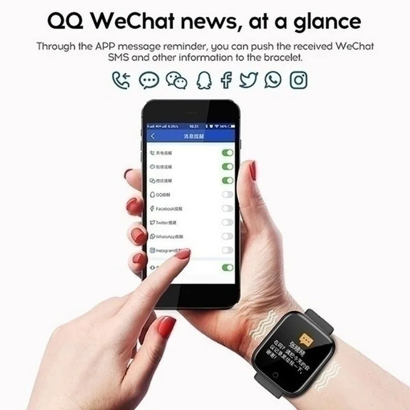 Valdus Wholesale Custom APP Y68 D20 1.44 Inch Smartwatch Mobile Phone Android Smart Watch - Image 5
