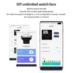 Valdus Wholesale Custom APP Y68 D20 1.44 Inch Smartwatch Mobile Phone Android Smart Watch - Thumbnail Image 2